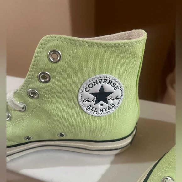Converse Chuck Taylor All Star 70‎ High Top Sneaker Citron W10 M8 NIB. - Picture 10 of 12